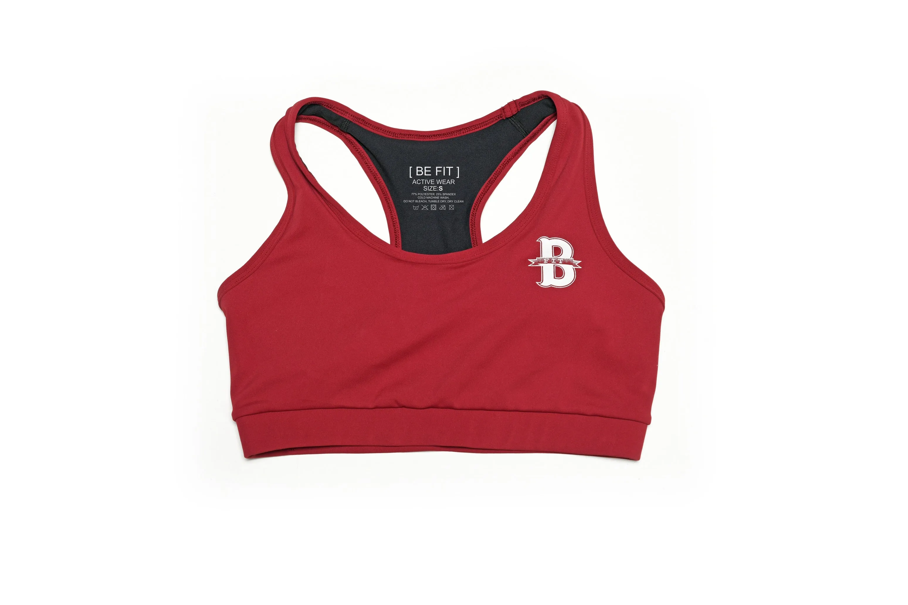 Women's Logo Print Racerback Sports Bra