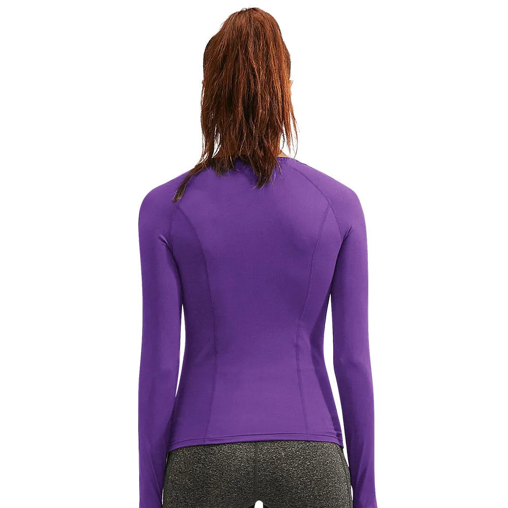 Women's Long Sleeve Jiu Jitsu Rash Guards in Assorted Colors Yuerlian