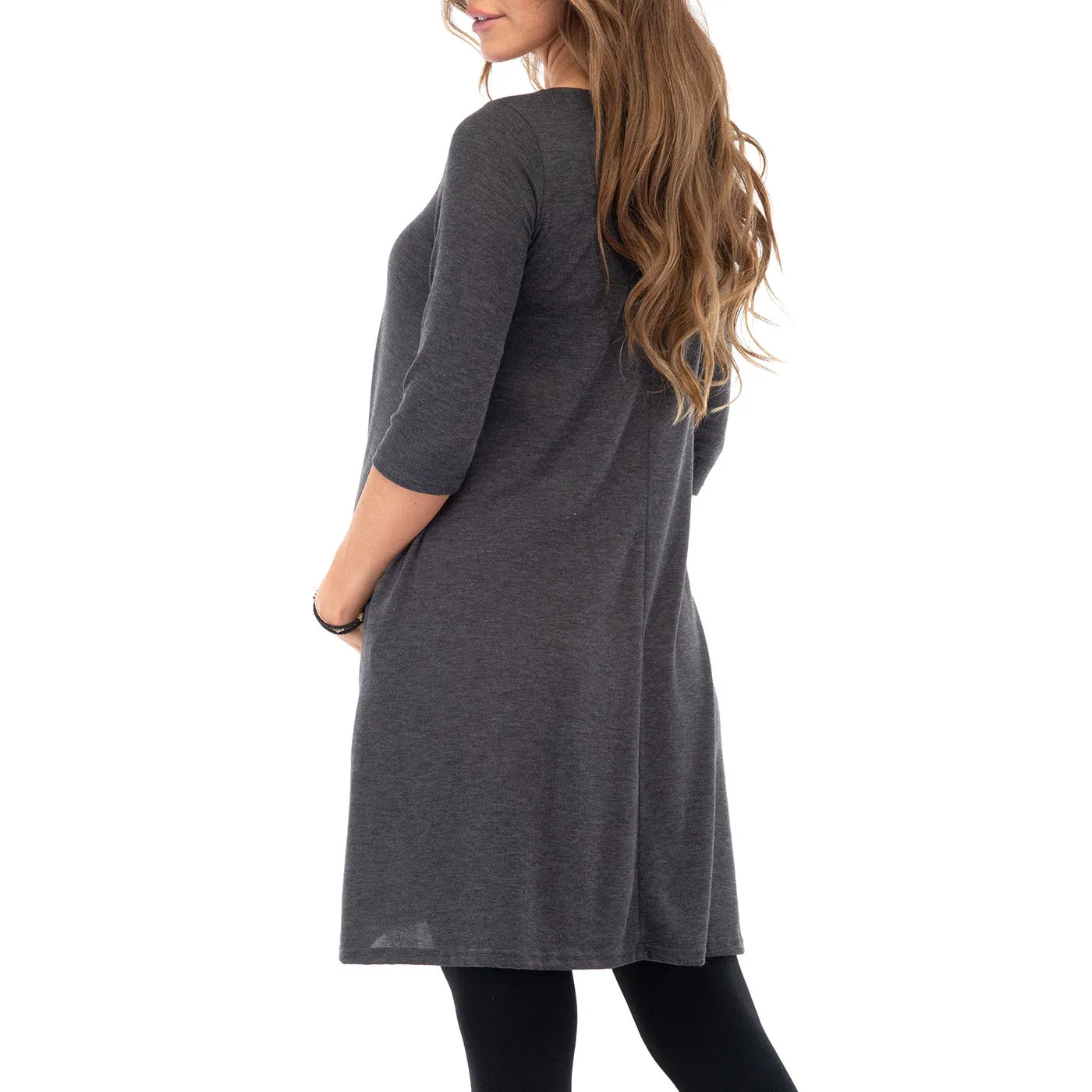 Women's Maternity Hacci Tunic with Pockets