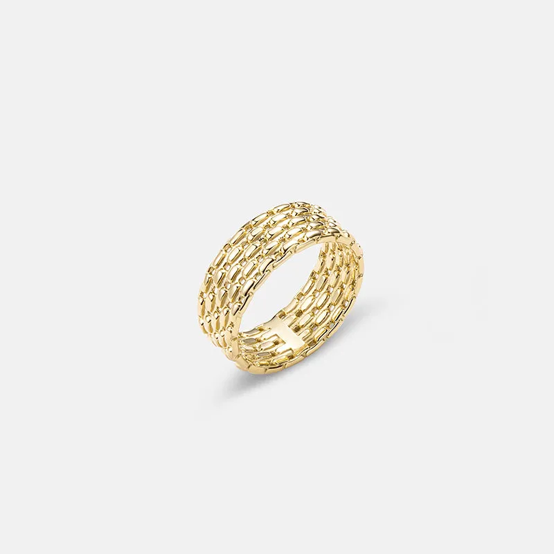 Woven Cigar Band Ring